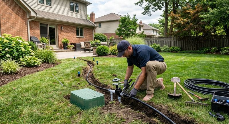 Outdoor Sprinkler Installation in Aiken, SC