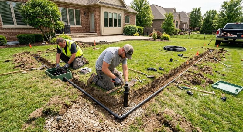 Grass Sprinkler Installation in Aiken, SC