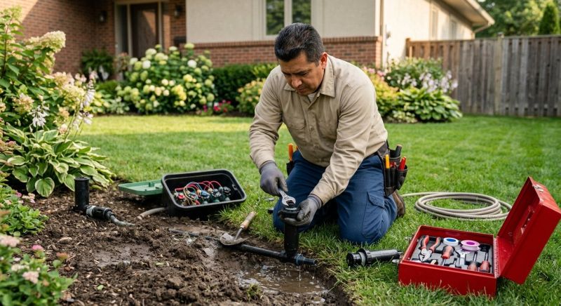 Sprinkler Line Replacement in Ventura County, CA